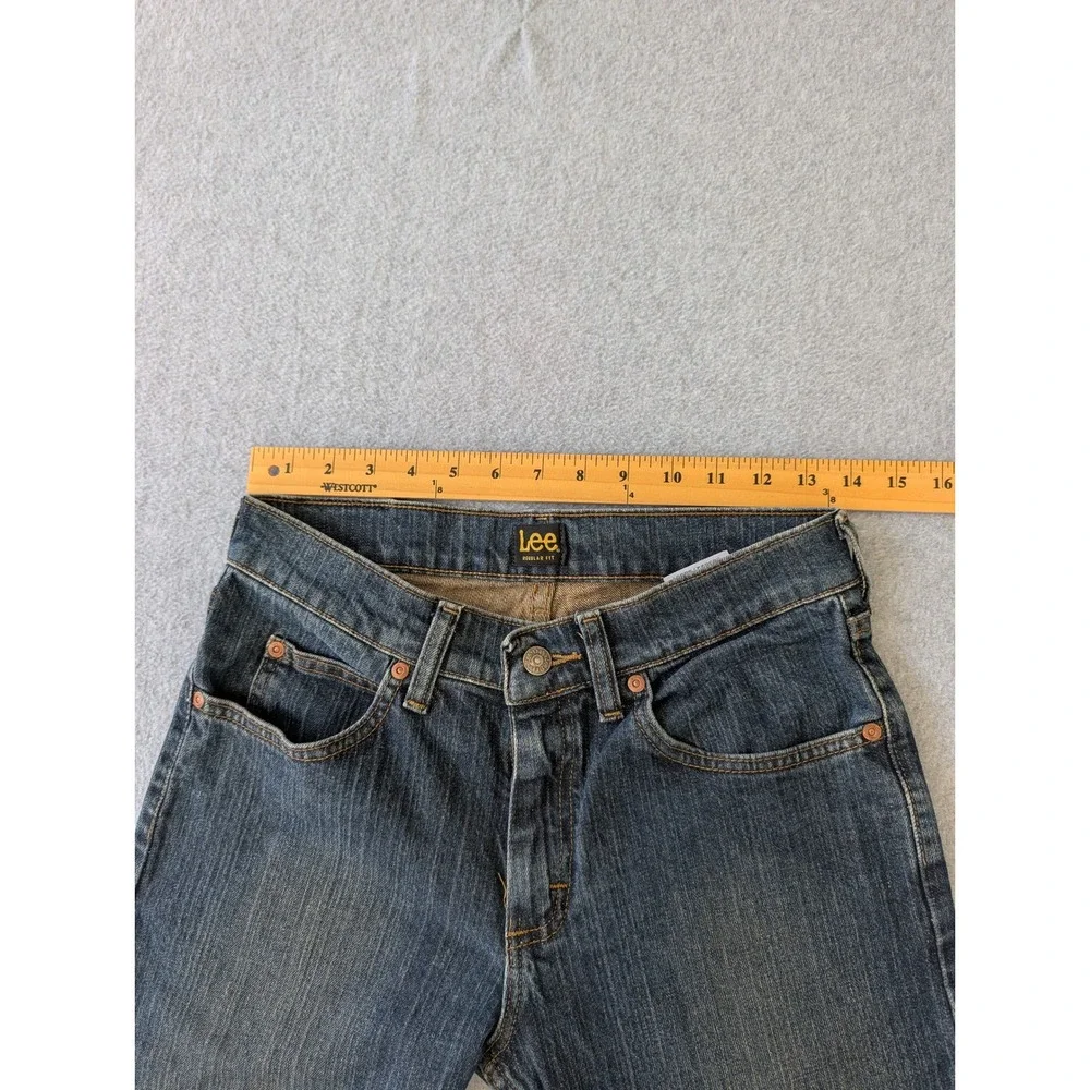 Lee Jeans Regular Fit Straight Leg Dark Wash 29x30 2008984